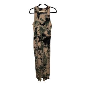 Raquel Allegra Tie Dye Racerback Maxi Dress 1 S